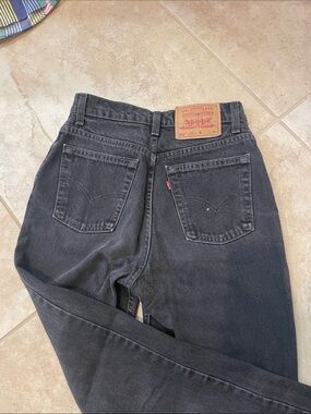 Levi's Black 512 true vintage mom Jean high waist 90s paper tag
